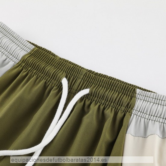 Nuevo Conjunto Completo Rompevientos AC Milan 23/24 Verde Gris Baratas